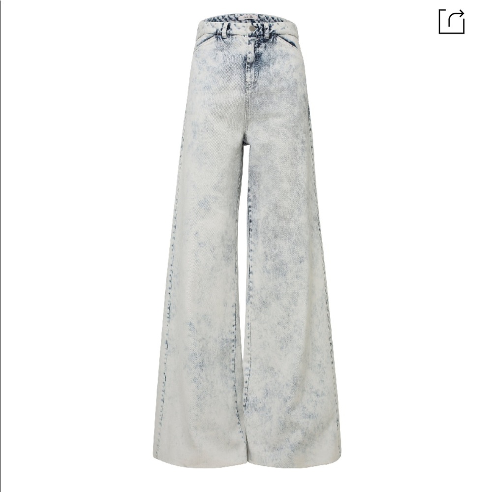 Dorothee Schumacher Acid Wash High Waisted Jeans